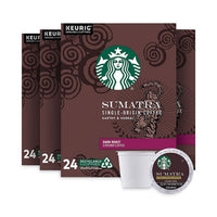 Sumatra Coffee K-cups, Sumatran, 0.4 Oz K-cup, 96/box