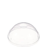 Plastic Dome Lid, Fits 32 Oz Cold Cups, Clear, 25/sleeve, 20 Sleeves/carton