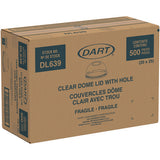 Plastic Dome Lid, Fits 32 Oz Cold Cups, Clear, 25/sleeve, 20 Sleeves/carton