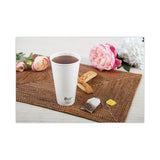 Thermoguard Insulated Paper Hot Cups, 20 Oz, White Sustainable Forest Print, 600/carton