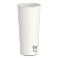 Thermoguard Insulated Paper Hot Cups, 24 Oz, White Sustainable Forest Print, 600/carton