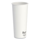 Thermoguard Insulated Paper Hot Cups, 24 Oz, White Sustainable Forest Print, 600/carton