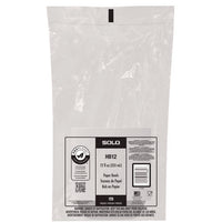 Compostable Paper Dinnerware, Proplanet Seal, Bowl, 12 Oz, White, 125/pack