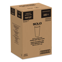 Double Sided Poly (dsp) Paper Cold Cups, 28 Oz To 32 Oz, White, 40 Cups/sleeve, 12 Sleeves/carton