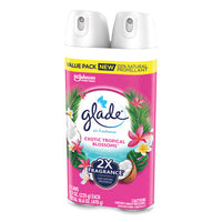 Air Freshener, Tropical Blossoms Scent, 8.3 Oz, 2/pack, 3 Packs/carton