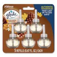 Plugin Scented Oil Refill, Cashmere Woods, 0.67 Oz, 5/pack