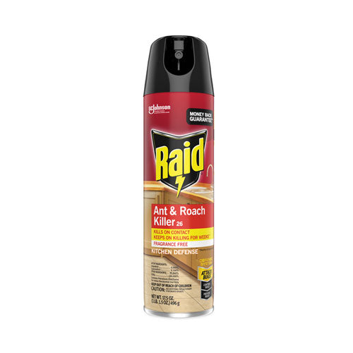 Fragrance Free Ant And Roach Killer, 17.5 Oz Aerosol Spray, 12/carton