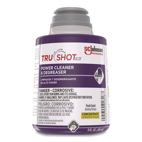 Trushot 2.0 Power Cleaner, Fresh Scent, 9 Oz Cartridge, 4/carton