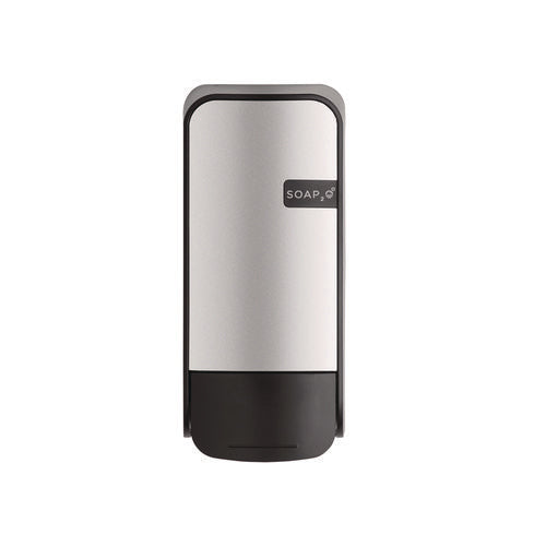 Wall Mounted Dispensers, 1,000 Ml, 5 X 5 X 11, Black/faux Stainless Steel, 42/carton