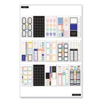 Essentials Home Classic Stickers, Productivity Theme, 734 Stickers