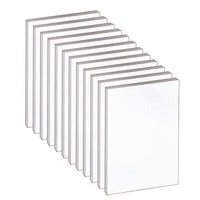 Second Nature Recycled Unruled Memo Pads, 4 X 6, White, 100 Sheets, 12/pack