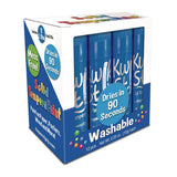 Kwik Stix Single Color Pack, 0.7" X 3.5", Light Blue, 12/pack, 12 Packs/carton