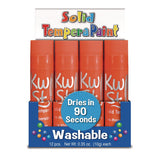 Kwik Stix Single Color Pack, 0.7" X 3.5", Orange, 12/pack, 12 Packs/carton