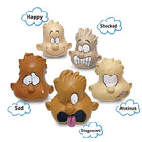 Feeling Heads Expression Set, Assorted Colors, 5/set, 10 Sets/carton