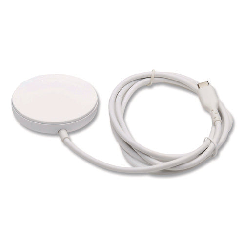 15w Wireless Charging Pad, Usb C, White