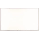 Melamine Dry Erase Board, 60" X 36", White Surface, Gray/natural Aluminum Frame