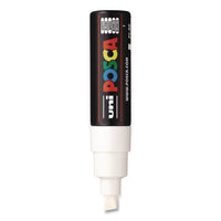 Water-based Paint Markers, Broad Chisel Tip, White