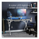 Vizon 47" Gaming Desk, 47.2" X 26.6" X 35", White Colorway