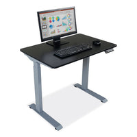 Electric Height Adjustable Standing Desk, 36 X 23.6 X 28.7 To 48.4, Black, Ships In 1-3 Business Days
