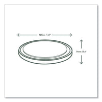 Round Deli Pot Lids, For 8 Oz To 32 Oz Deli Containers, Plastic, 500/carton