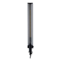 Led Ultra Slim Lamp With Swing Arm, 21.5" High, Black/silver, Ships In 4-6 Business Days