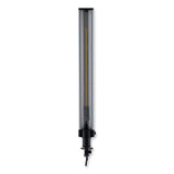 Led Ultra Slim Lamp With Swing Arm, 21.5" High, Black/silver, Ships In 4-6 Business Days