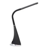 Lrd Task Lamp With Digital Display, Gooseneck, 16" High, Black, Ships In 4-6 Business Days