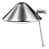 Halogen Lamp With 3-point Adjustable Arm, 15" High, Brushed Nickel, Ships In 4-6 Business Days