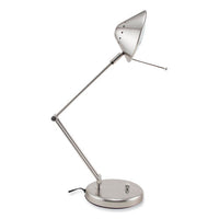 Halogen Lamp With 3-point Adjustable Arm, 15" High, Brushed Nickel, Ships In 4-6 Business Days