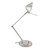 Halogen Lamp With 3-point Adjustable Arm, 15" High, Brushed Nickel, Ships In 4-6 Business Days