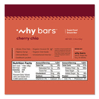 Superfood Snack Bar, Cherry Chia, 2.04 Oz Bar, 12/box