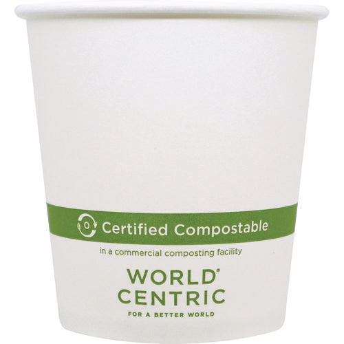 Paper Hot Cups, White, 1,000/carton