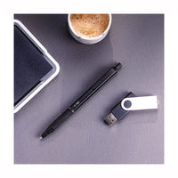 G-750 Gel Pen, Retractable, Medium 0.7 Mm, Black; Blue Ink, Black Barrel, 2/pack