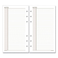 Lined Notes Pages, 8.5 X 5.5, White, 30-pack