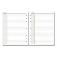 Lined Notes Pages, 8.5 X 5.5, White, 30-pack