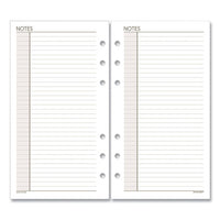 Lined Notes Pages, 6.75 X 3.75, White, 30-pack