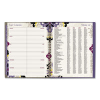 Vienna Weekly-monthly Appointment Book, 11 X 8.5, Purple, 2021