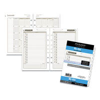 1-page-per-day Planner Refills, 6.75 X 3.75, White, 2021