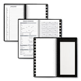 Compact Weekly Appointment Book, 6.25 X 3.25, Black, 2021