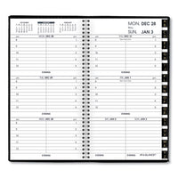 Compact Weekly Appointment Book, 6.25 X 3.25, Black, 2021