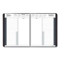 24-hour Daily Appointment Book, 11 X 8.5, White, 2021