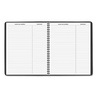 Monthly Planner, 11 X 9, Black, 2021-2022