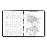 Monthly Planner, 11 X 9, Winestone, 2021-2022