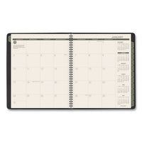 Recycled Monthly Planner, 11 X 9, Black, 2021