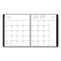 Contemporary Monthly Planner, Premium Paper, 11 X 9, Graphite Cover, 2021