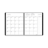 Contemporary Lite Monthly Planner, Contemporary Lite Artwork, 11 X 9, Black Cover, 12-month (jan To Dec): 2023