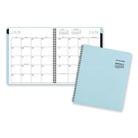 Contemporary Lite Monthly Planner, 11 X 9.5, Light Blue Cover, 12-month (jan To Dec): 2024