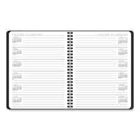 Contemporary Lite Weekly-monthly Planner, 8.75 X 7, Black, 2022