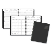 Contemporary Lite Weekly-monthly Planner, 8.75 X 7, Black, 2022