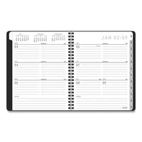 Contemporary Lite Weekly-monthly Planner, 8.75 X 7, Black, 2022